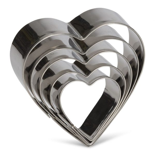 Patisse Tagliabiscotti Cuore Set 5