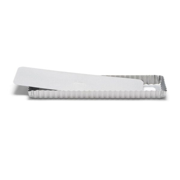 Patisse Silver-Top Forma Rettangolare per Quiche con Fondo Sciolto