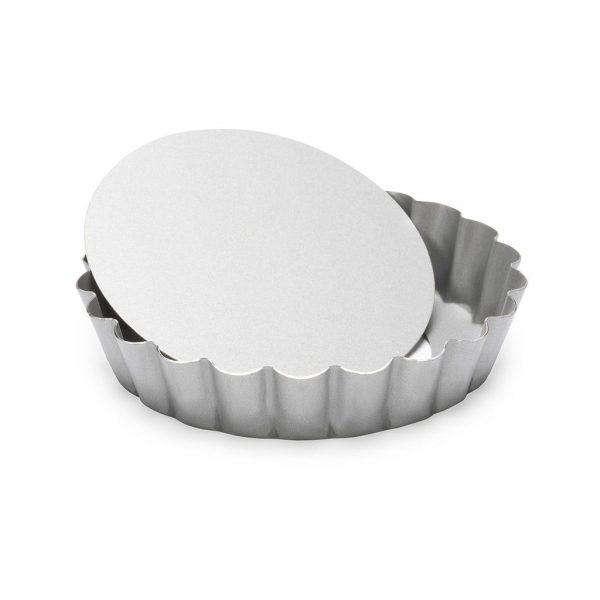 Patisse Teglia Rotonda Mini Quiche Base Amovibile