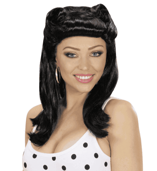 Parrucca Pin Up Nera
