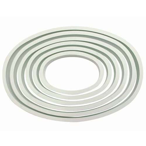 PME Tagliapasta Stampini di Plastica Ovali Set 6pz