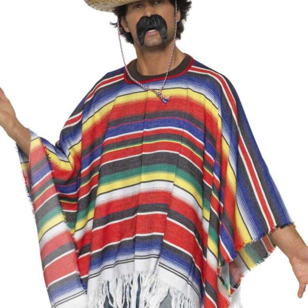 Poncho Messicano Multicolore
