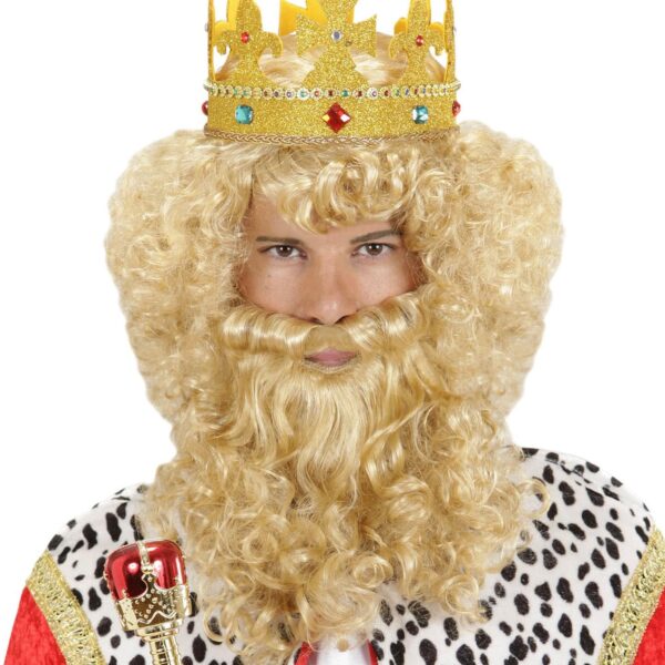Barba e Capelli Biondi di Babbo Natale