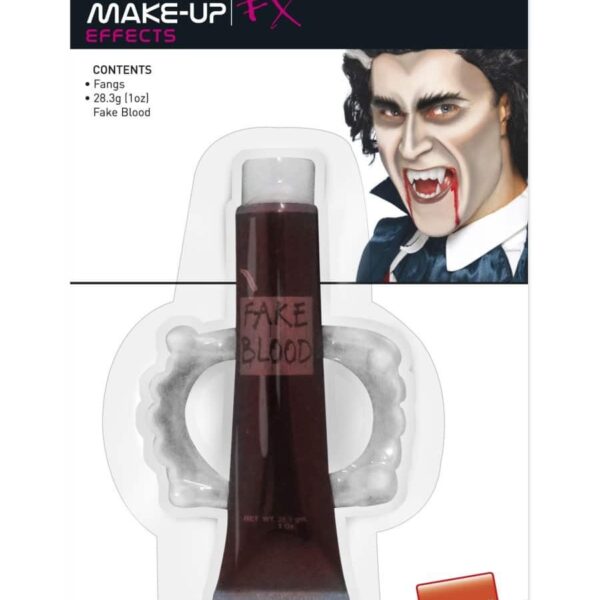 Denti in plastica da Vampiro