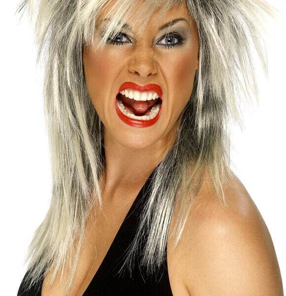 Parrucca Bionda da Rock Star