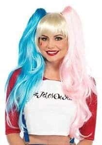 Parrucca Bionda da Harley Queen Suicide Squad