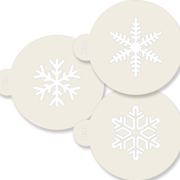 JEM Stencil Fiocchi di Neve Confezione 3pz