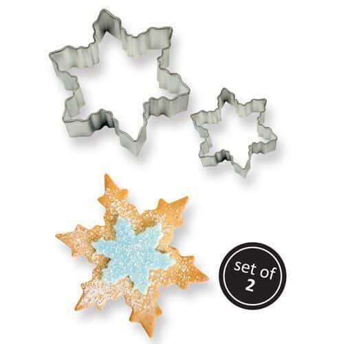 PME Tagliapasta Biscotti Fiocchi di Neve Set 2pz