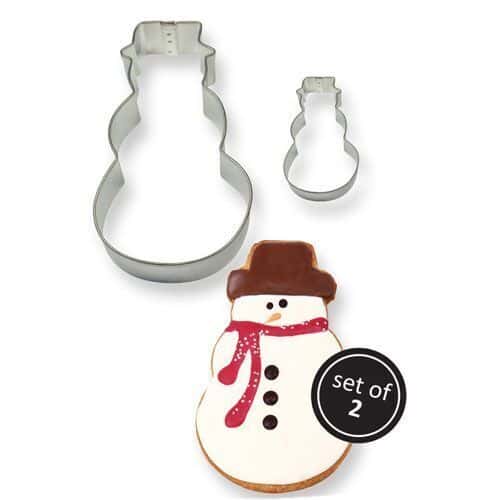 PME Tagliapasta Biscotti Pupazzo di Neve Set 2pz