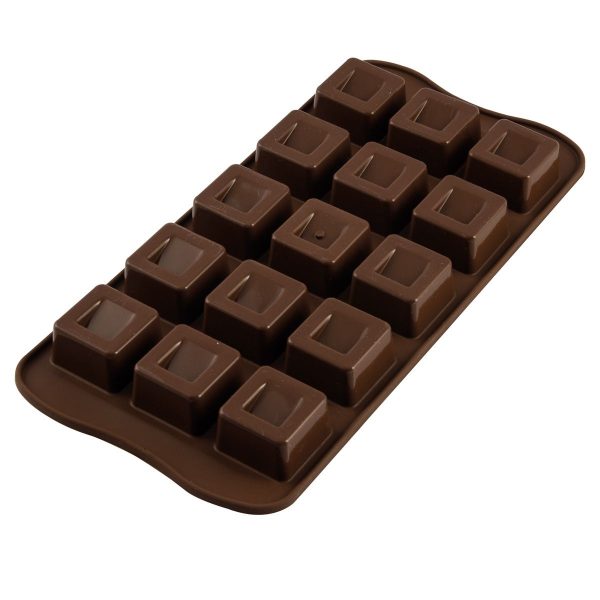 Silikomart Stampo Cioccolato Cubo