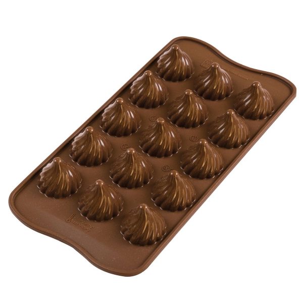 Silikomart Stampo per Cioccolato Choco Fiamme