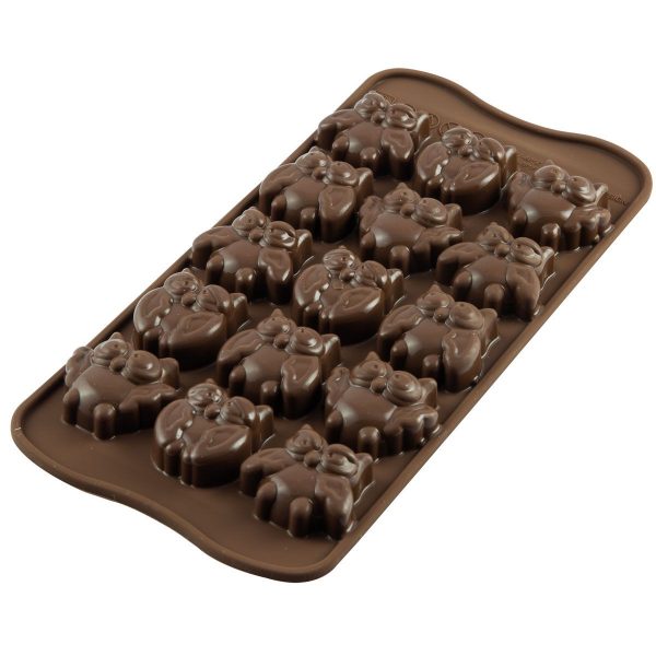 Silikomart Stampo per Cioccolato Gufi