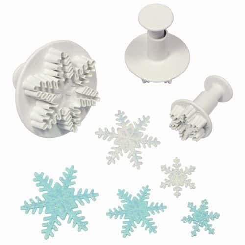 PME Tagliapasta a Espulsione Fiocco di Neve Set 3