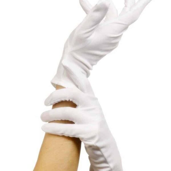 Guanto Bianco corto