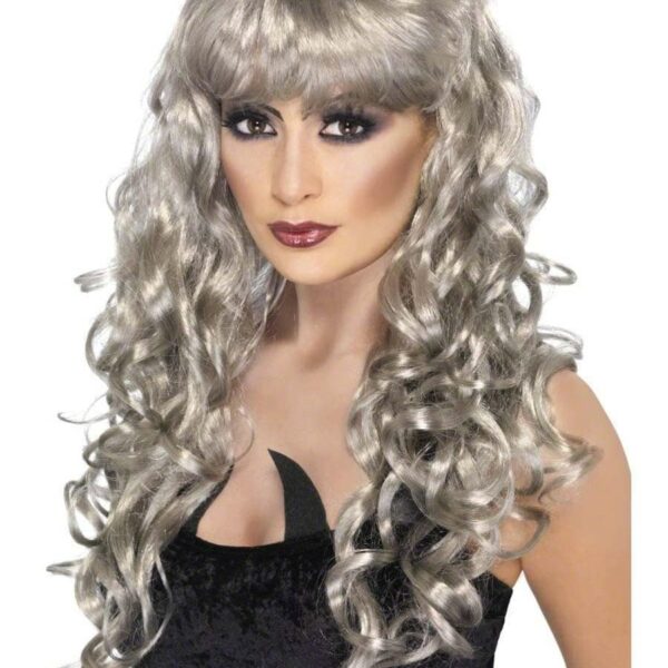 Parrucca da Sirena Argento