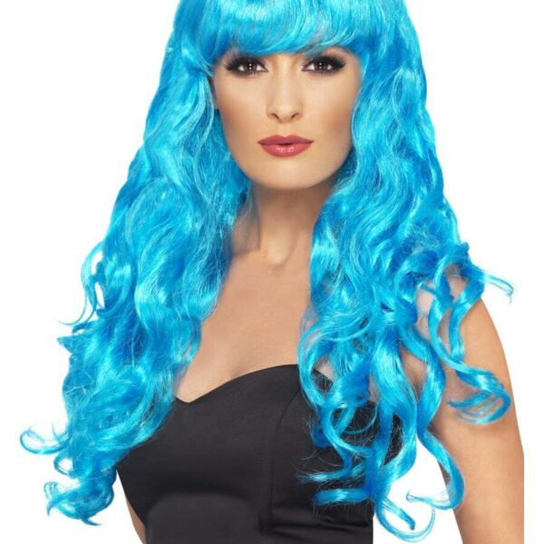 Parrucca da Sirena Blu