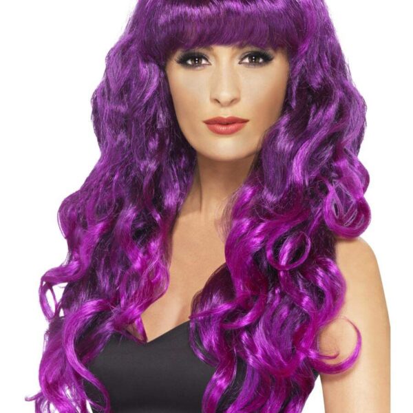 Parrucca da Sirena Viola