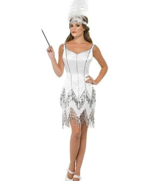 Costume da Charlestone Bianco