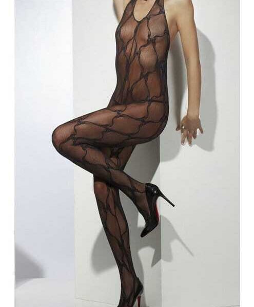 Body in Pizzo Velato Fine Nero