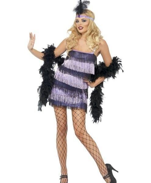 Costume da Charlestone Viola