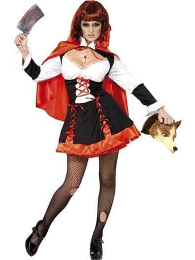 Costume gotico da Cappuccetto Rosso