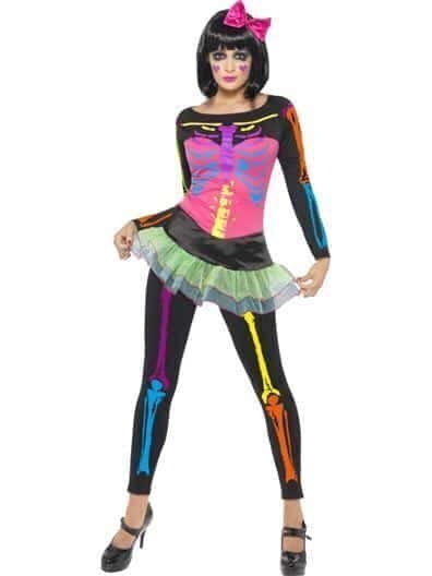 Costume da Scheletro Luminescente