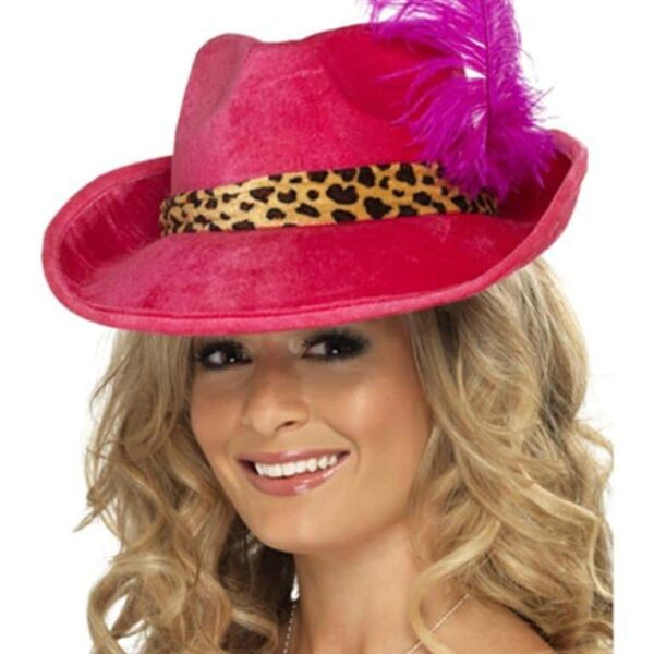 Cappello "Rosa" con piuma