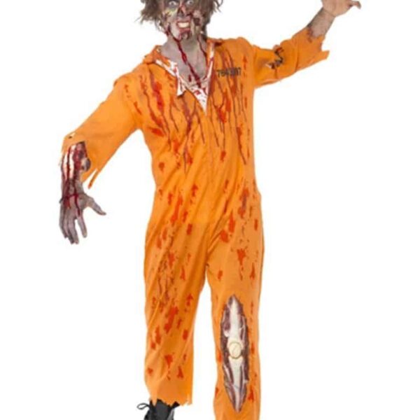 Costume da Detenuto Zombie