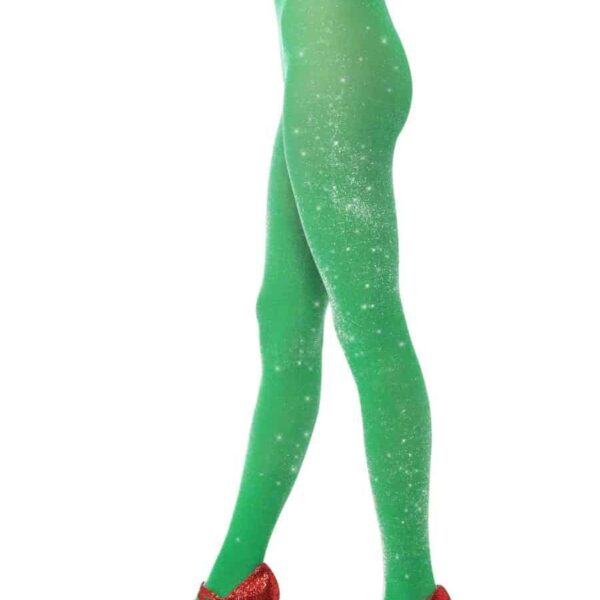 Collant Verde Glitterato