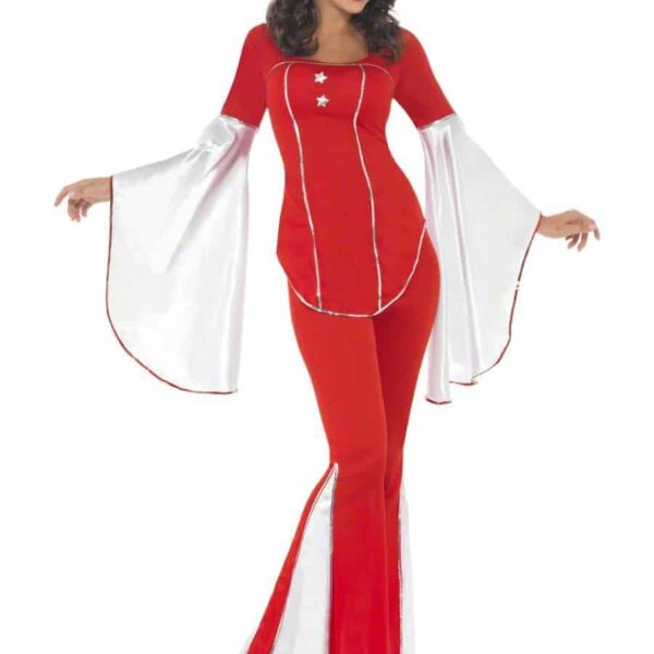 Costume Rosso Donna Disco anni'70