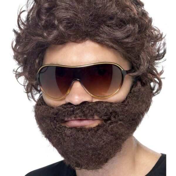 Parrucca Castana con Barba