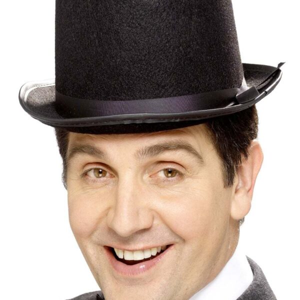 Cappello Cilindro il Feltro Nero