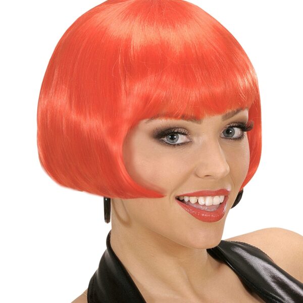Parrucca Rossa da Pin Up a Caschetto
