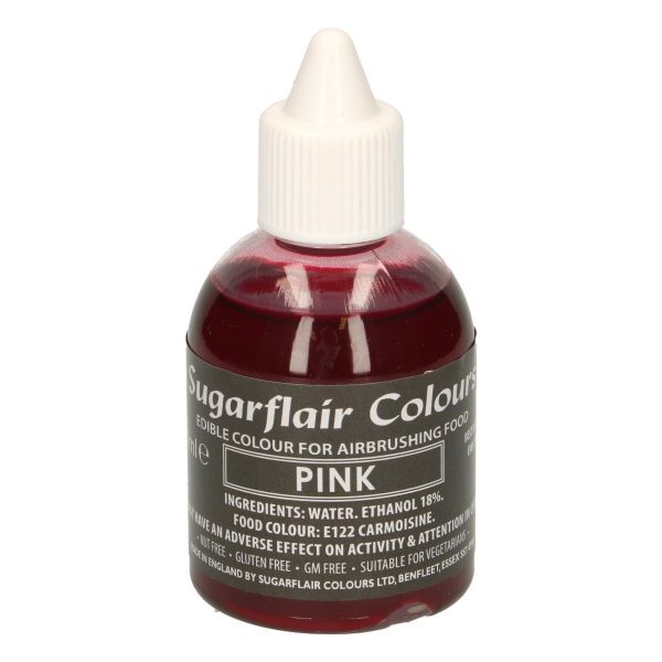 Sugarflair - Colorante per Aerografo Rosa 60 Ml