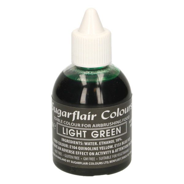 Sugarflair - Colorante per Aerografo Verde Chiaro 60 Ml