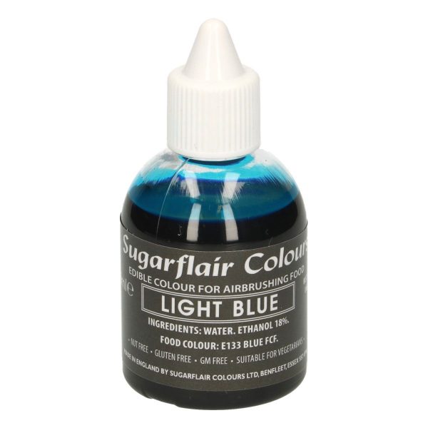 Sugarflair - Colorante per Aerografo Blu Chiaro 60 Ml