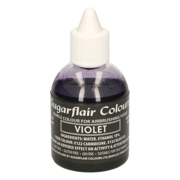Sugarflair - Colorante per Aerografo Viola 60 Ml