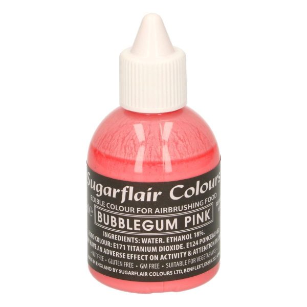 Sugarflair - Colorante per Aerografo Rosa Bubblegum 60 Ml