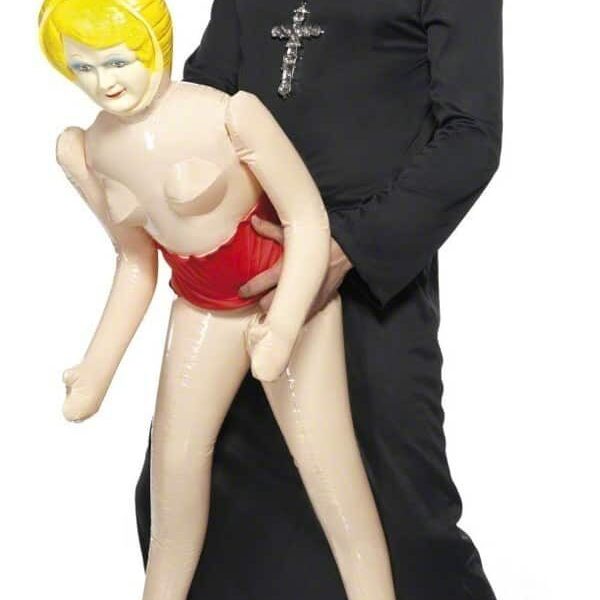 Costume da Prete con Bambola