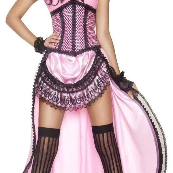 Costume Donna da Saloon Rosa