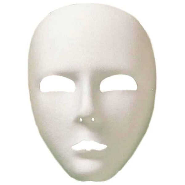 Maschera Bianca in Tessuto