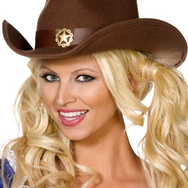 Cappello da Cowgirl marrone