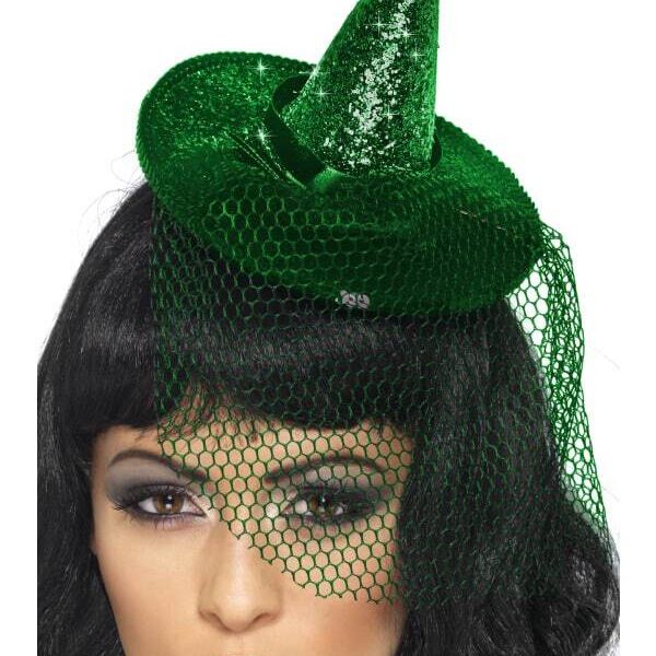 Mini Cappello da Strega Verde