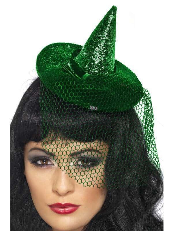 Mini Cappello da Strega Verde
