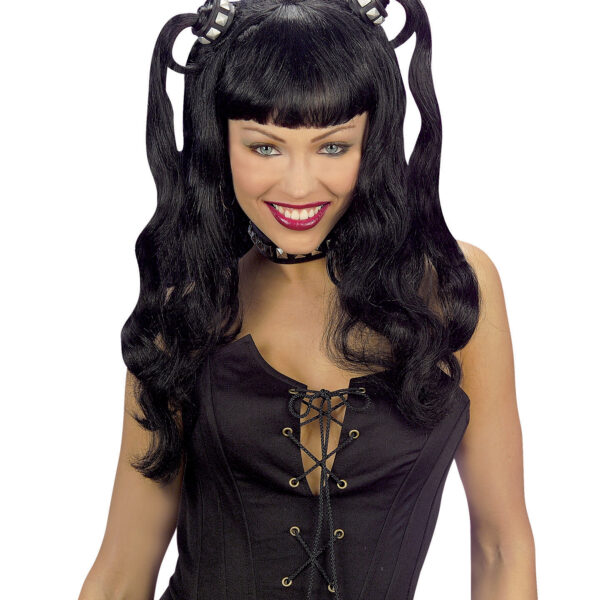 Parrucca Nera Dominatrix