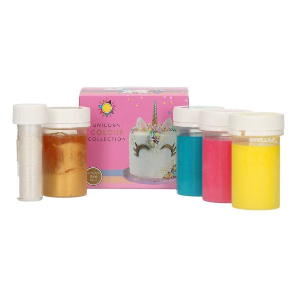 Sugarflair Colorante Set Unicorno 5 Pz