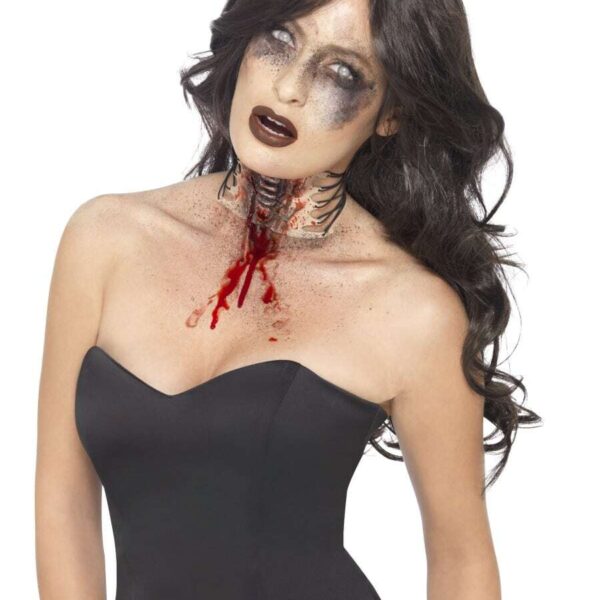 Set Trucco Trachea Zombie Esposta